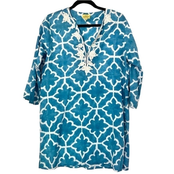 Roberta Roller Rabbit Embroidered Detail Tunic Dress - Picture 1 of 6